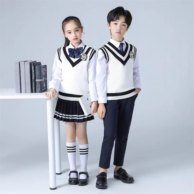 国庆中小学生大合唱表演服儿童演出服合唱团诗歌朗诵英伦风校服