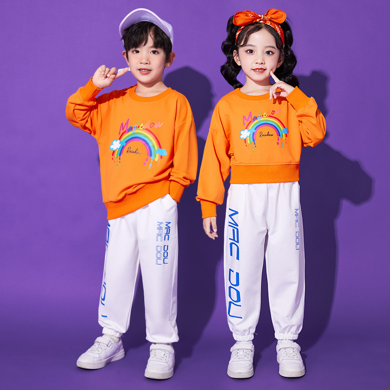 六一儿童啦啦队演出服秋冬小学生校运动会服装幼儿园合唱班服套装
