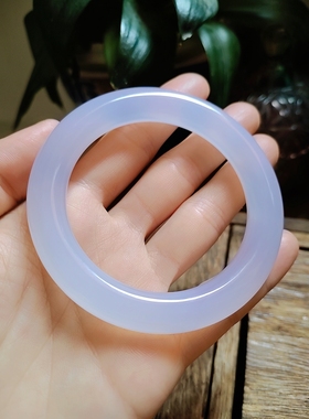 56圈口天然高温芋泥波波胖圆条手镯女玉镯生日礼物高温