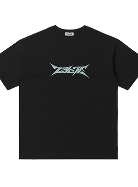 2727WORLD 法老 嘻哈国潮流基础logo印花多色短袖T恤 内搭圆领