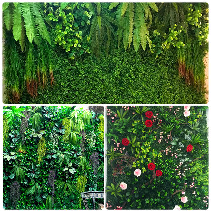 仿真植物墙绿植墙背景墙仿真草坪花墙橱窗假草绿植绿化装饰形象墙