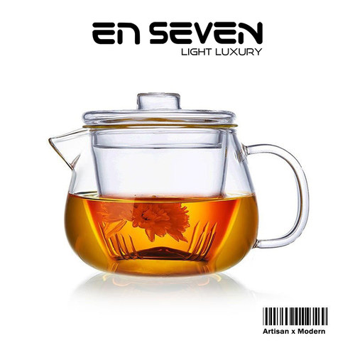 ENSEVEN丨观色·高硼硅玻璃壶泡茶壶耐高温加厚茶水分离家用茶壶