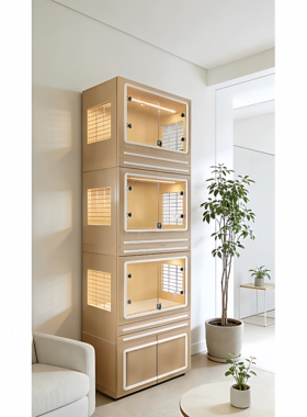 兔笼子家具中小型防溅尿兔窝室内宠物笼兔别墅室内带厕所狗笼订制