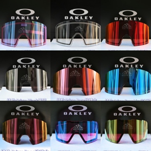欧克利雪镜谷爱凌极速苏翊鸣岩矿飞行夜场透明防雾Oakley镜片