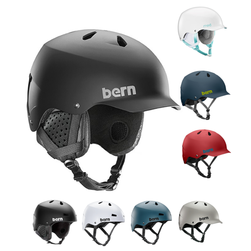 BERN户外滑雪骑行头盔专业护具男女车极限运动滑板四季通用头盔
