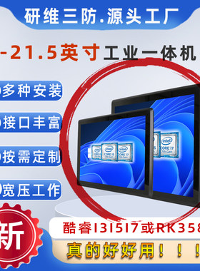 17.3寸Windows系统工业一体机|酷睿I3I5I7处理器工业平板电脑