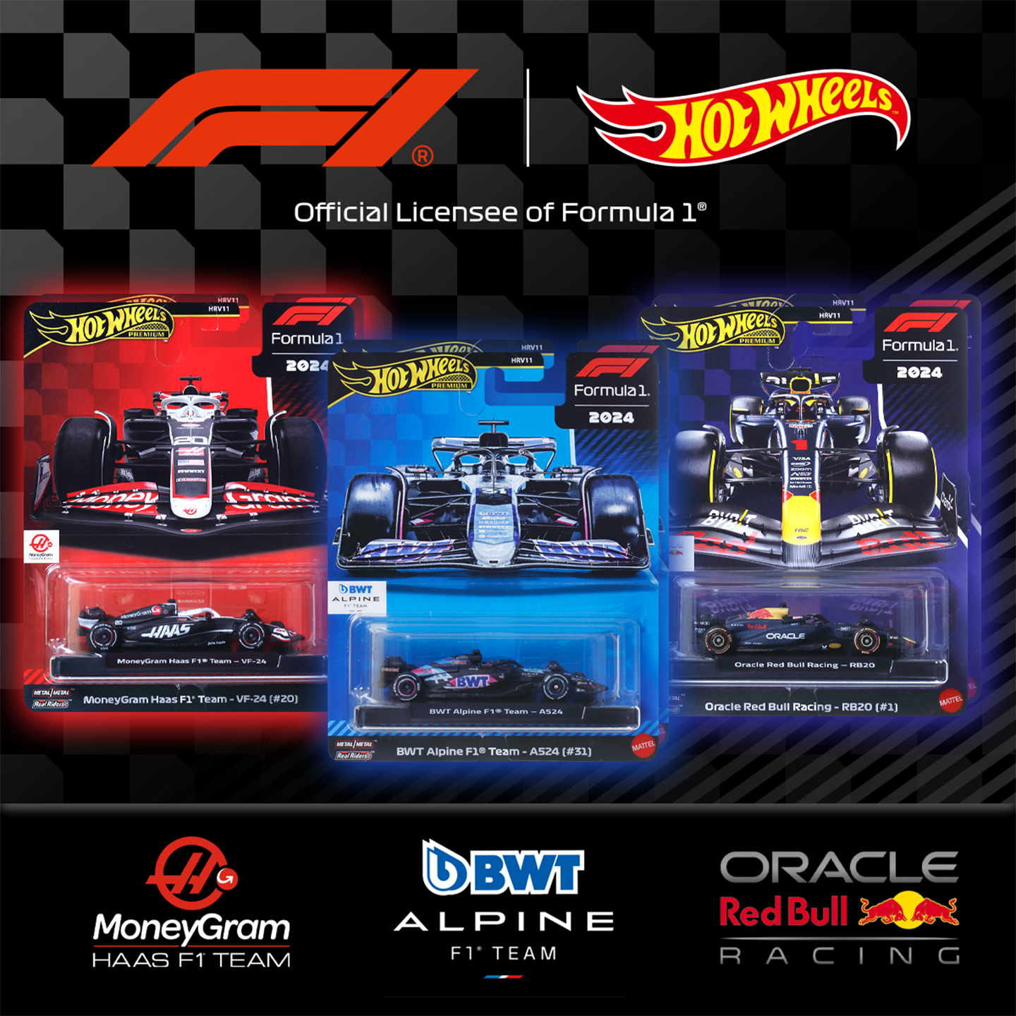 Hotwheels风火轮合金车模F1赛车模型红牛车队维斯塔潘座驾玩具车