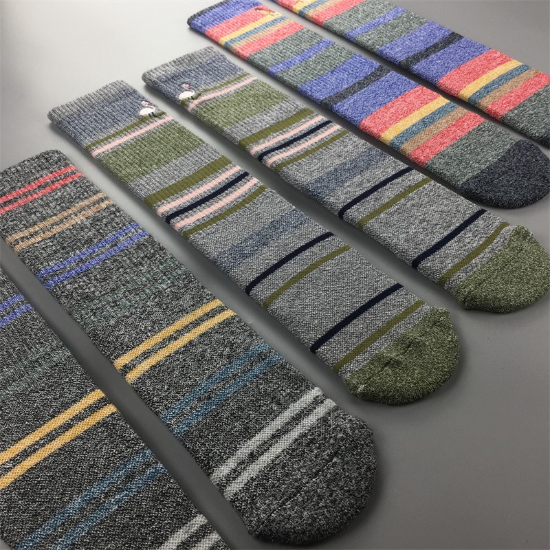 男女袜潮袜雅痞加厚毛巾休闲