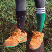 潮筒ins街头男女时尚 袜滑板风中袜运动篮球欧美潮袜烫花中筒袜