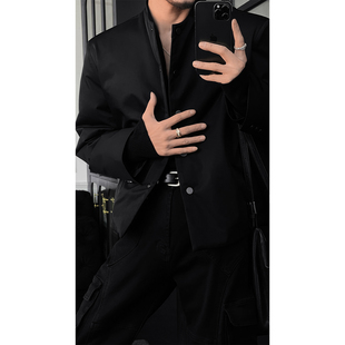 龙叨叨冬季新品小众设计款高级感羽绒服男老钱风保暖白鸭绒外套