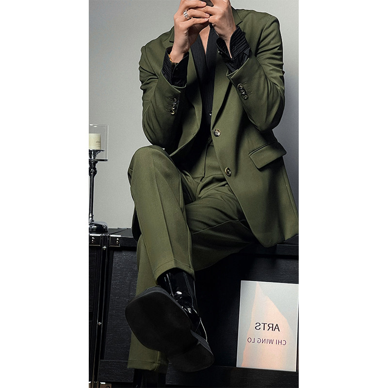 龙叨叨 高级感英伦复古四色西服西裤男 新款修身帅气商务休闲西装,男装,西服套装,淘宝优惠券,粉丝福利购,淘宝优惠卷