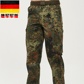 男军迷户外战术裤 德国军版 原品德军斑点作训作战长裤 夏春秋parka