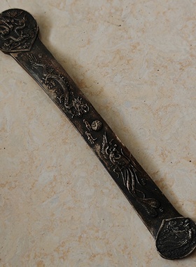 宇卓铜如意把件纯铜黄铜如意寿字吉祥如意新春如意工艺品摆件