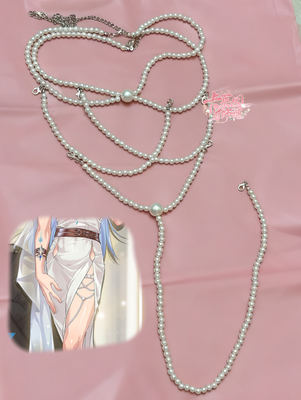 新世界狂欢Nu carnival艾德蒙特神命的侍奉珍珠腿链cosplay