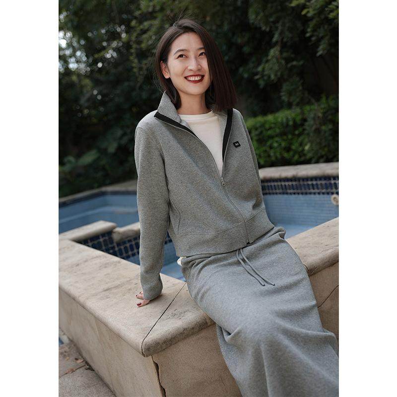 ise“Sporty Chic”系列针织舒适宽松休闲长半裙2024冬季K2440510,女装/女士精品,半身裙,淘宝优惠券,粉丝福利购,淘宝优惠卷