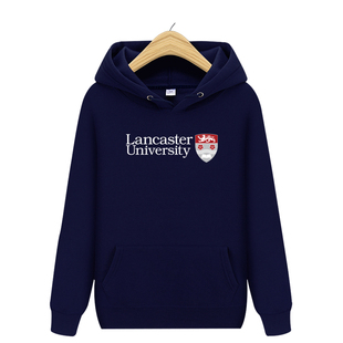 加绒Lancaster 兰卡斯特大学卫衣男连帽套头冬季 University外套潮