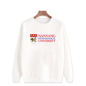 新加坡南洋理工大学校服卫衣男女套头圆领校徽纪念品学生加绒外套