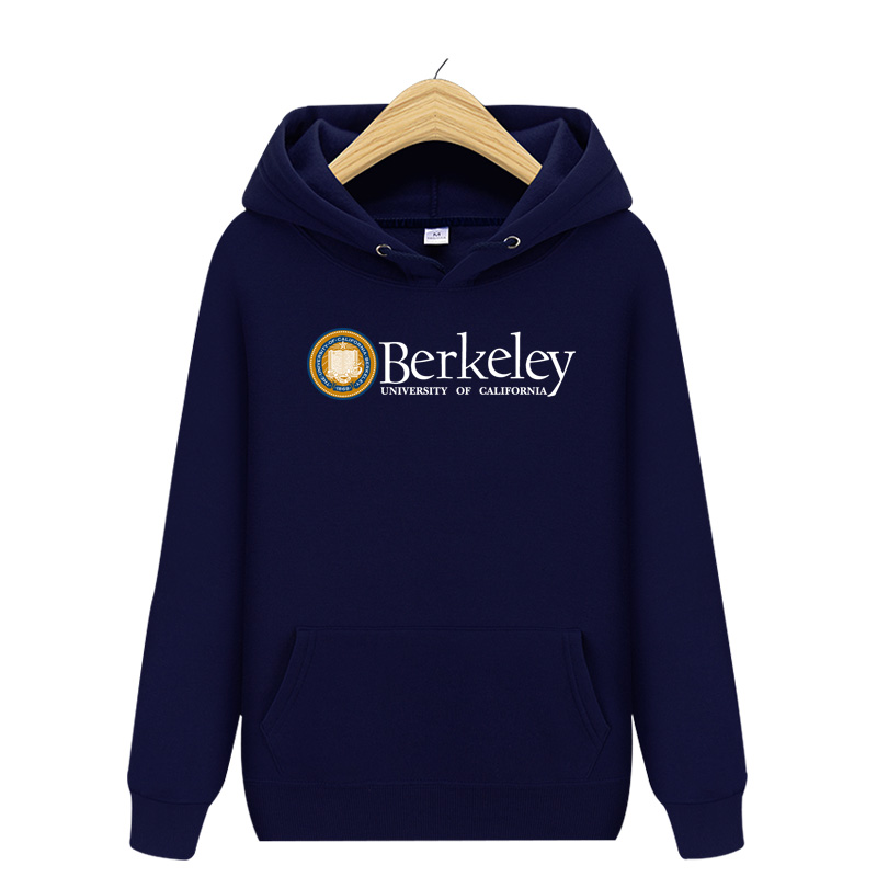 伯克利大学校服秋冬季抓绒卫衣