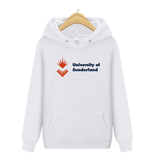 桑德兰大学校服加绒连帽卫衣