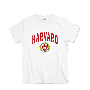 2026夏季 哈佛大学校服T恤男女短袖 欧美简约Harvard情侣文化衫 新款