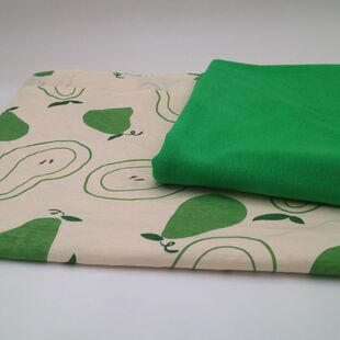 40支精纱品牌婴幼爬服尾料短袖T恤睡衣床品棉衣里表印花单面汗布