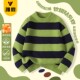 儿童秋装 条纹男孩打底针织衫 宽松上衣潮 新款 雅鹿儿童毛衣2026春季