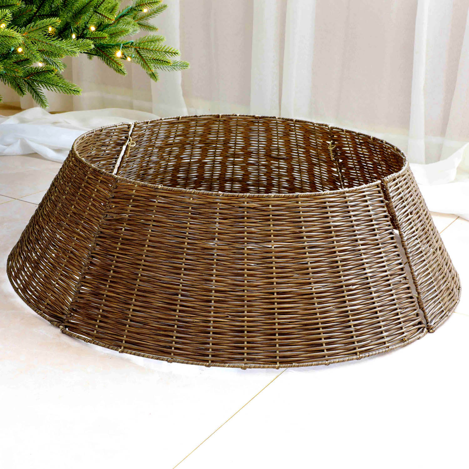 圣诞树装饰品摆件树围围栏布置