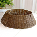 圣诞装 饰品白色实木围栏栅栏圣诞树创意摆件节日礼物橱窗场景布置