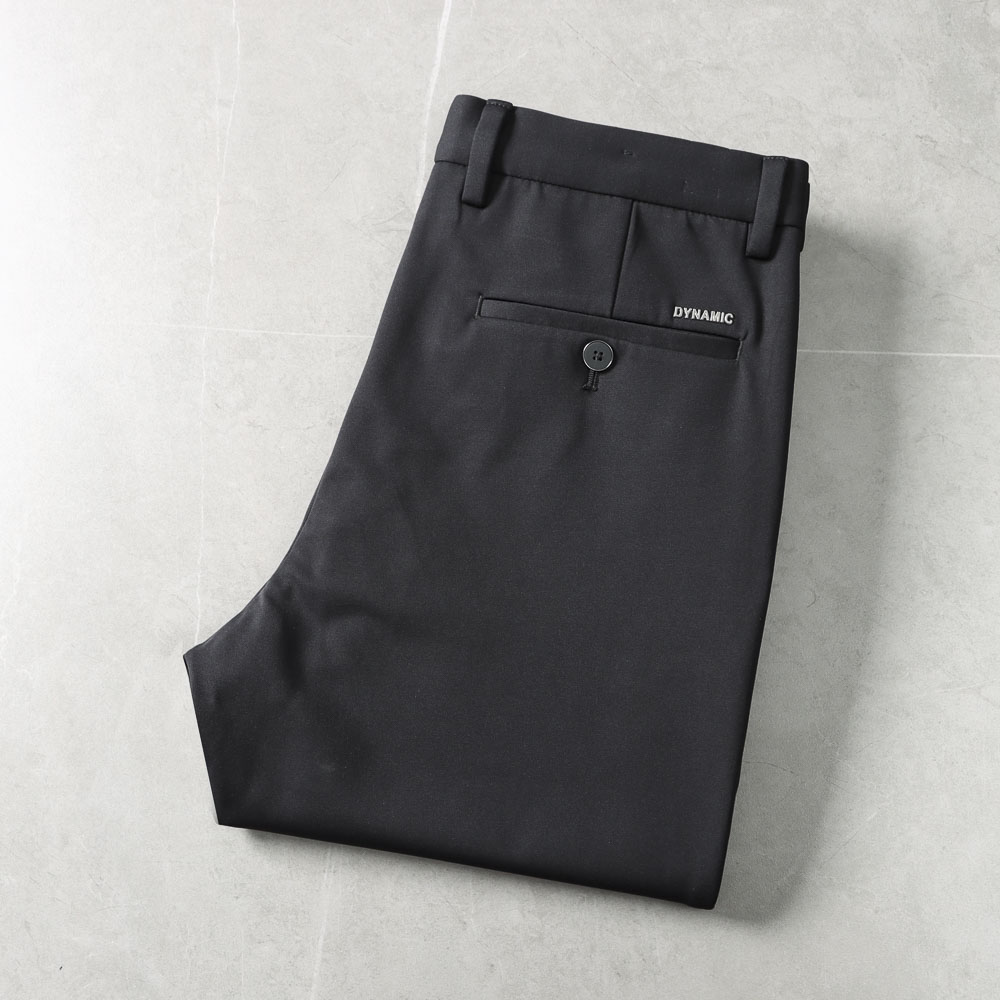 四面弹+拉绒内里！品牌撤柜秋冬加厚保暖休闲裤男士商务直筒长裤