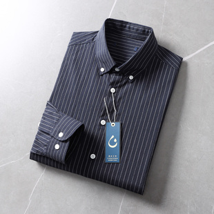 衬衫 水洗工艺 春秋衬衣商务休闲百搭长袖 一线柜货男士 亲肤舒适