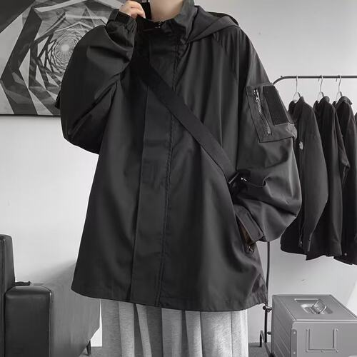 黑武士风衣夹克美式机能工装外套