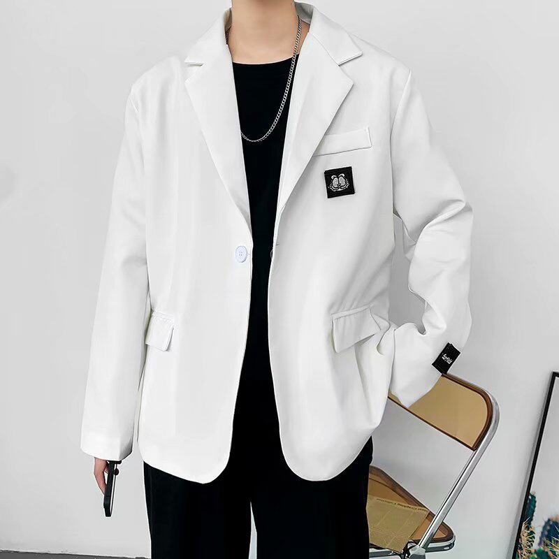 ins港风小众设计感西服潮流炸街