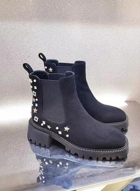 专柜正品Roberta诺贝达2022冬新款时装靴女个性时装靴RA227510