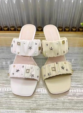 皇冠专柜正品Roberta诺贝达女鞋RM238207夏水钻饰扣休闲时尚凉鞋