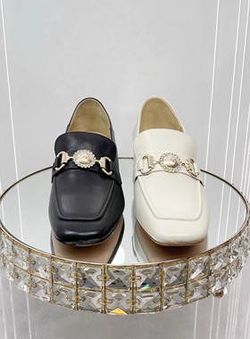 皇冠专柜正品Roberta诺贝达女鞋RL18801水钻方头通勤乐福鞋