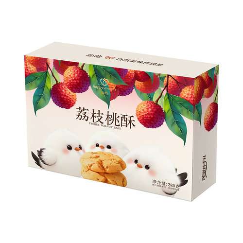 心的 happy event's  荔枝桃酥沙井蚝酥280g