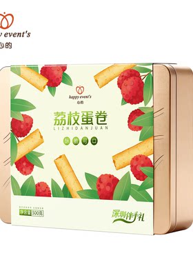 心的 happy event's 荔枝蛋卷300g