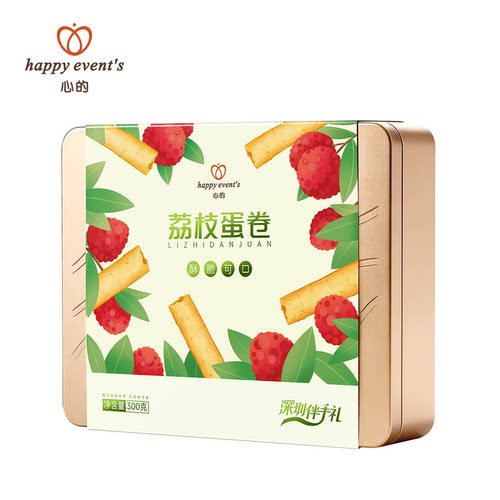 心的 happy event's 荔枝蛋卷300g