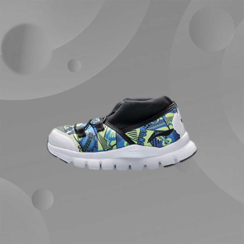 李宁童鞋小童加绒棉鞋 冬款儿童保暖加绒运动鞋袜子鞋YKAP168