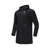 运动休闲风衣外套AFDP509 男子宽松连帽破旧立新时尚 李宁正品 新款