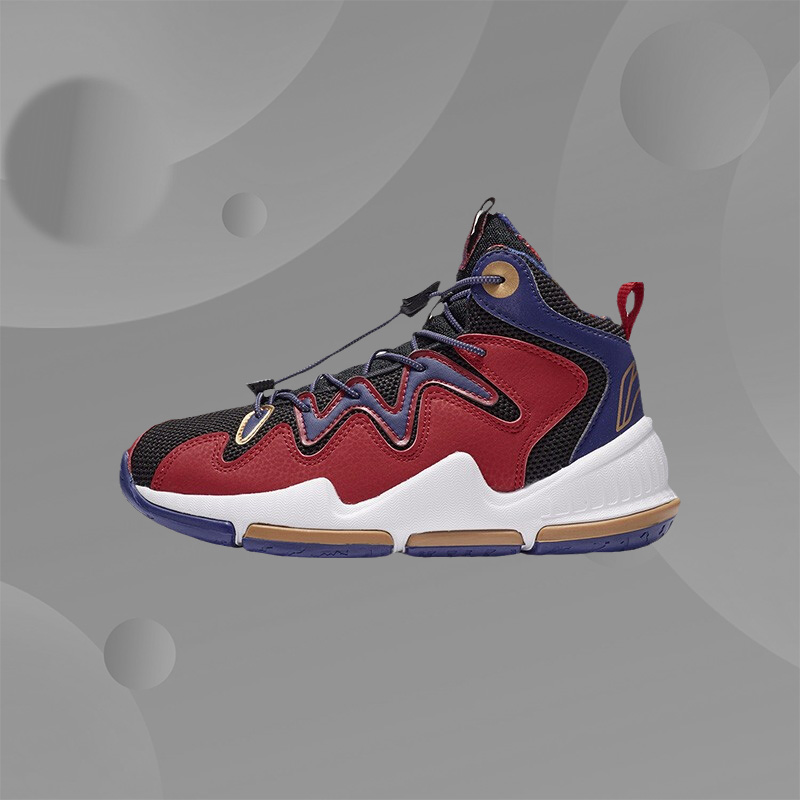 Lining/李宁正品春秋新款中大童减震透气儿童运动篮球鞋 YKBS006