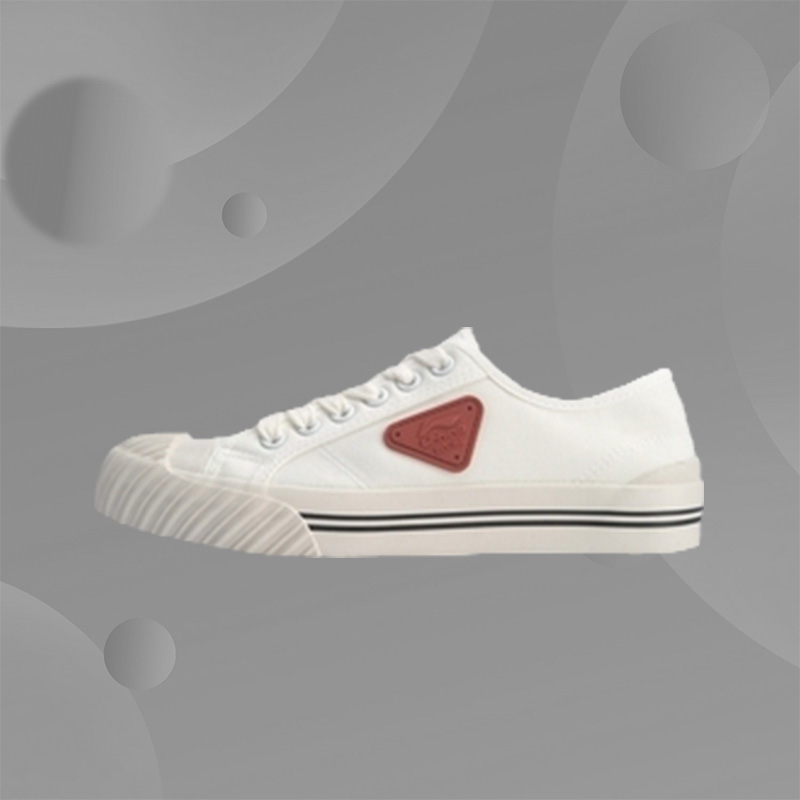 李宁休闲鞋女鞋 新款Cookie帆布鞋经典时尚低帮运动鞋AGCQ256