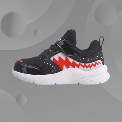 李宁正品童鞋儿童运动舒适男女运动休闲鞋魔术贴跑步鞋YKNQ104