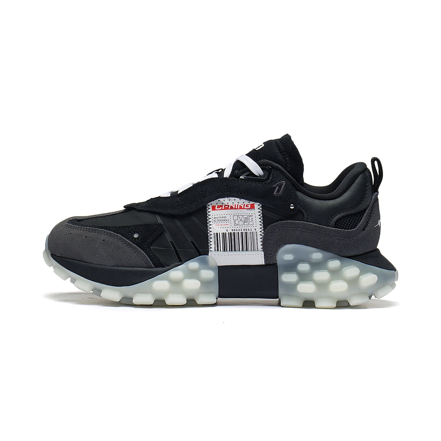 李宁正品男子低帮轻便透气运动鞋