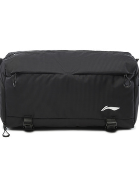 李宁正品健身系列男女同款反光简约百搭大容量运动桶包ABLU095