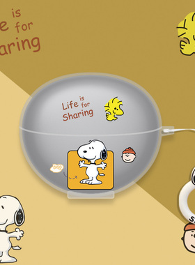 适用小度G108青春版耳机壳透明新款XIAODU小度g108青春版耳夹式蓝