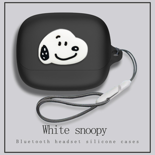 适用QCYN50耳机套新款挂绳一体式QCY MeloBuds N50蓝牙耳机保护壳QCYMeloBudsN50全包防摔连体硅胶软男女防划