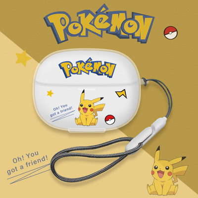 适用荣耀亲选LCHSE耳夹式耳机2pro保护套透明卡通创意挂绳华为荣