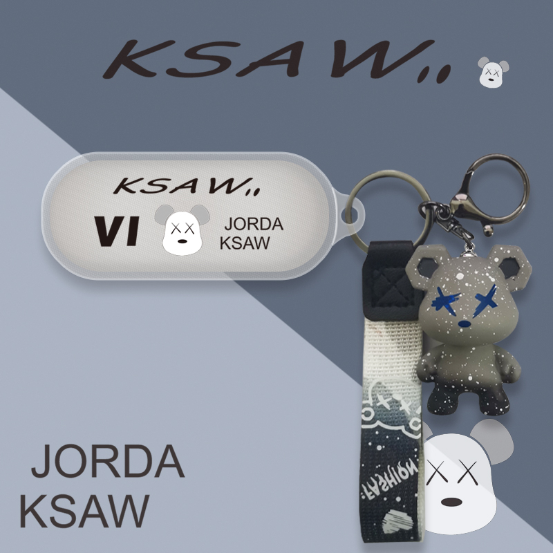 潮牌暴熊适用Sony索尼wfc710n耳机壳透明索尼WF一C510蓝牙耳机保