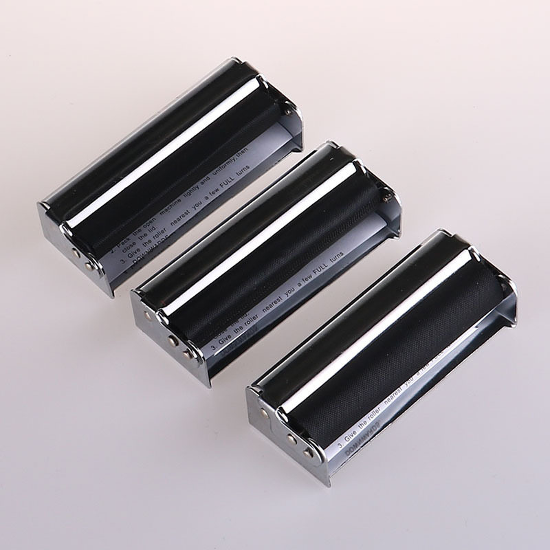 70MM MANUAL SMALL 8MM COARSE CIGARETTE MAKER METAL PORTABLE HOUSEHOLD NEW HANDMADE STAINLESS GANG CIGARETTE ARTIFACT